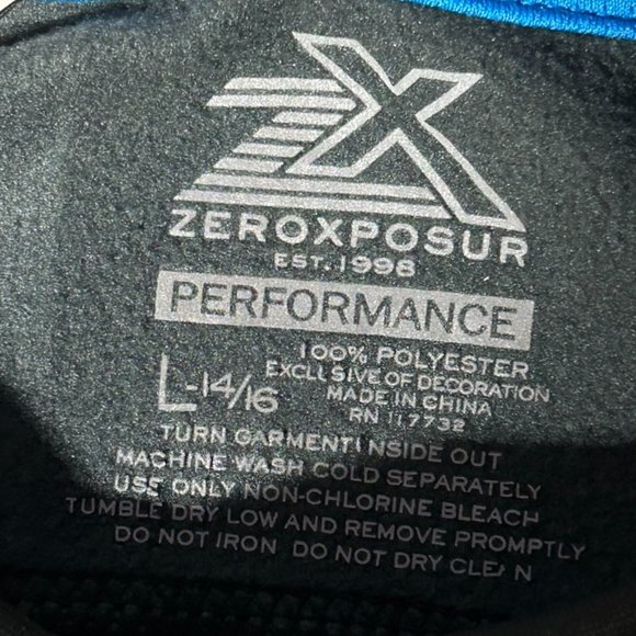 NWT Boys Black ZeroXposur Dri-Tech Warm & Cozy Shirt size Large (14/16) - Picture 3 of 9